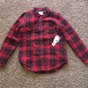 Woman’s VANS white owl flannel jacket
